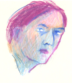 Colourful face